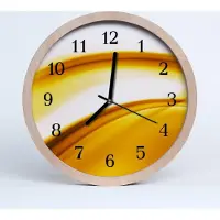 Tulup Holzuhr 20fi cm wanduhr - abstrakte Kunst