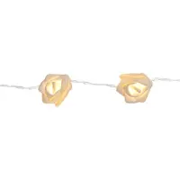 Best Season LED-Lichterkette "Rose Basket" 15 warm white LED Kabel: transp./ weiss, LED w/w, Timer, 2,1m, Batte, 726-29