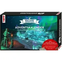 Frech Verlag GmbH TOPP Verlag ADVENTSKALENDER ESCAPE ADVENTURES - DIE VERWUNSCHENEN EISRUINEN, Box, Freistehend, Mehrfarbig