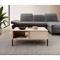 Meble Laski Couchtisch Dast Wohnzimmertisch 96x60x44cm beige