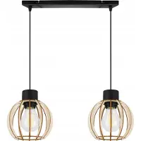 Light11 HOME Moderne Led-Deckenhängelampe Aus Holz
