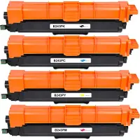 SWAREY Toner Tonerpatronen Tonerkartusche Druckerpatronen für Brother TN-243CMYK - 1400 Seiten - 1300 Seiten - Schwarz - Cyan - Magenta - Gelb - 1 Stück(e)