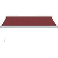 Syfax Markise Manuell Weinrot 300x250 cm