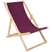 Sonstiges Liegestuhl bordeaux klappbar aus Holz - Klappstuhl Klappliege Sonnenstuhl Strandstuhl Holzklappstuhl Sonnenstuhl Gartenliege