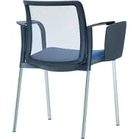 AEA Moderne gepolsterte Sessel Design stilvolle blaue Sessel Bürostuhl Stuhl