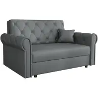 Mirjan 24 Schlafsofa Sofa Viva Roma II mit Schlaffunktion und Bettkasten, Polstercouch, Stilvoll Polstersofa vom Hersteller (Farbe: Kronos 22)