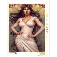 CALVENDO Dieses einfärbige Kleid wirkt elegant und interessant auch durch die durchbrochenen Einsätze. - Foto-Puzzle', 1000 Teile, 1000 Stück(e), Kunst