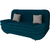 Mirjan 24 Schlafsofa Weronika Premium, Sofa mit Schlaffunktion und Bettkasten (Farbe: Venus Velvet 2911 + Kenia 796)