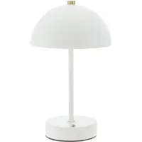 HAC24 LED Akku Tischleuchte mit Touchfunktion Metall Nachttischlampe Weiß Tischlampe 3 Weisstöne Dimmbar Schreibtischlampe Nachtlampe Leselampe