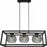 Light11 HOME Hängelampe Eleganter Käfig Kristallkugel