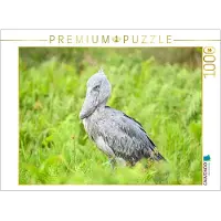 CALVENDO Puzzle Schuhschnabel Storch im Lake Victoria | 1000 Teile Lege-Größe 64 × 48 cm Foto-Puzzle für glückliche Stunden