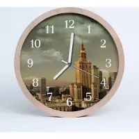 Tulup Holzuhr 20fi cm wanduhr - Warschau Stadt