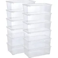 OEM Transpargente Lagerboxen Stapelbar 12 x 5 Liter