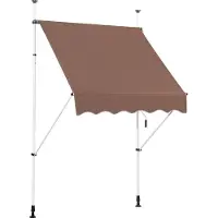Northix 150 cm verstellbare UV-beständige Balkonmarkise