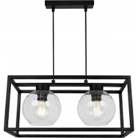 Light11 HOME Hängelampe Käfig elegante Glaskugel