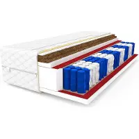 Sonstiges MATRATZE 100x200cm METIS H4 Taschenfederkern 2x KOKOS MEMO 24cm 9 zonen premium