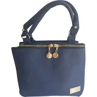 Markenlos Damen Tasche Shopper Handtasche Marineblau Schultertasche Schultasche Neu G-18