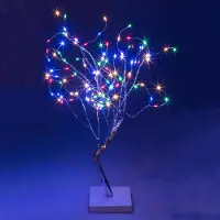 Out of the blue LED Lichterbaum 108 farbige bunte LEDs Batteriebetrieb mit Timer
