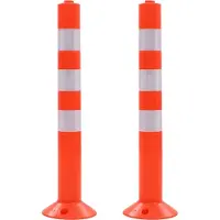 Syfax Verkehrspoller 2 Stk. Kunststoff 75 cm