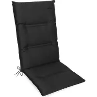 Kettler Herlag Hochlehner-Auflage Greta 120x50x7cm Anthrazit, Green-Line: Bezug aus 100% recyceltem Polyester, Sitzauflage mit Fleck- & UV-Schutz