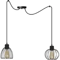 Light11 HOME LOFT Spider Pendelleuchte Schwarz Weiß Verschiedene Schirme