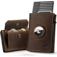 Sonstiges Modernes Herren Smart Wallet mit XL Münzfach, RFID-Schutz & Airtag Fach