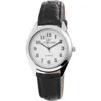Classique RP1220000002 Analog Uniuhr mit Kunstlederarmband schwarz