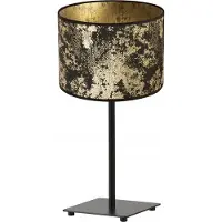 Light11 HOME Gia Tischlampe, Goldmuster Lampenschirm