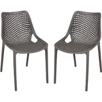 Garden Pleasure Stuhl TEANA, anthrazit, 2er Set