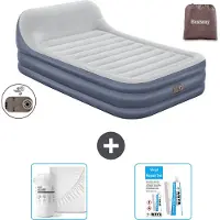 Bestway Luftmatratze - 2-Personen - 152 x 226 x 46 cm - Grau - Inklusive Zubehör