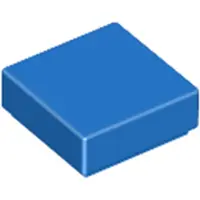 LEGO 1x1 Fliesen 3070 - 250 Stück Blau