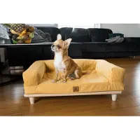 Animood Hundesofa Hundebett Sonya senfgelb 66x50x15cm