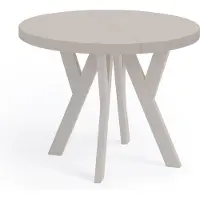 Dekori.Interiors Runder Esstisch Kaschmir PERO 100/150 cm ausziehbar – Loft-Stil, skandinavisch