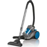 Cleanmaxx Multi-Zyklon-Staubsauger 800W - schwarz/blau, Reinigungsgerät, Haushaltsreiniger, Reinigungshilfe, Putzen, Saugen für Bodenpflege & Haushalt