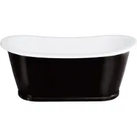 Casa Padrino Luxus Jugendstil Badewanne 167,5 x 76,1 x H. 71,1 cm - Verschiedene Farben - Freistehende Retro Badewanne - Badezimmer Möbel