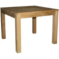 Lestix International Esstisch Kalmar aus Teakholz - Maße (B x H x T) cm: 120 x 78 x 120