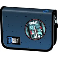 St.Majewski - ST.RIGHT Federmäppchen mit zwei Klappen ohne Zubehör Nasa St.Right Majewski