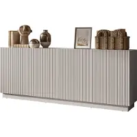 Mirjan 24 Sideboard Liverti 200 4D, Stilvoll Wohnzimmer, Sideboard mit vier Drehtüren (Farbe: Cashmere)