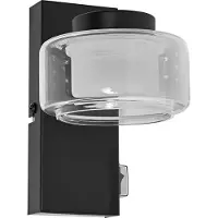 Osram LED-Wandleuchte ORBIS FLAME, schwarz, Metall, IP44 CCT