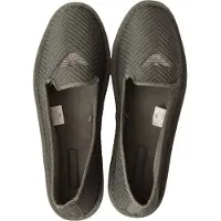 Giorgio Armani Herrenhausschuhe EMPORIO Mokassinhausschuhe mit rutschfester Sohle Artikel XJJM01 XD341 SLIPPERS, EU 41 - UK 7.5 - USA 8 - CN 264/91, Poliestere 100%