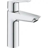 GROHE Waschtischarmatur, Einhebelmischer, Größe M, Wassersparend, Chrom, Gesamthöhe 225 mm