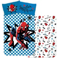 BrandMac Spider-Man Wende-Bettwäsche Set "Helden-Power" 135x200cm