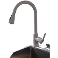 OEM Küchenarmatur, Ausziehbare Sprühkopf, Drehbares Design, CF04043YMWM Beige