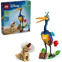 LEGO Disney Pixar 43290 Kevin und Doug Vogel Figuren Bauset ab 9 Jahren, Inklusive Zubehör