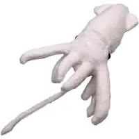 Onwomania Plüschtier Kuscheltier Stoff Tier Oktopus Krake weiß Tintenfisch 24 cm