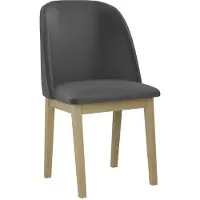 Mirjan 24 Stuhl Monti I, Esszimmerstuhl aus Buchenholz, 45x45x83 cm (Holzfarbe: Sonoma Eiche, Stofffarbe: Kronos 22)