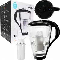 Dafi Glaskanne mit Filter Crystal 2 l mit LED-Zähler + 1x Kartusche EUCF5-ZOK