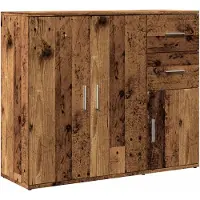 Syfax Sideboard Altholz-Optik 91x29,5x75 cm Holzwerkstoff
