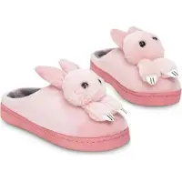 Permani Damen Hausschuhe Pantoffeln Gefüttert Slippper Plüsch Hase Kaninchen Latschen Gr.36/37