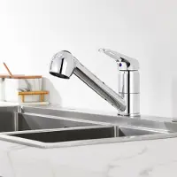 Sonstiges Auralum Einhebel Küchenarmatur mit 2 Strahlarten Chrom 360° schwenkbar